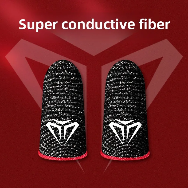 Gaming finger covers, gaming finger covers, touch screens, breathable and sweatproof mobile game finger covers.