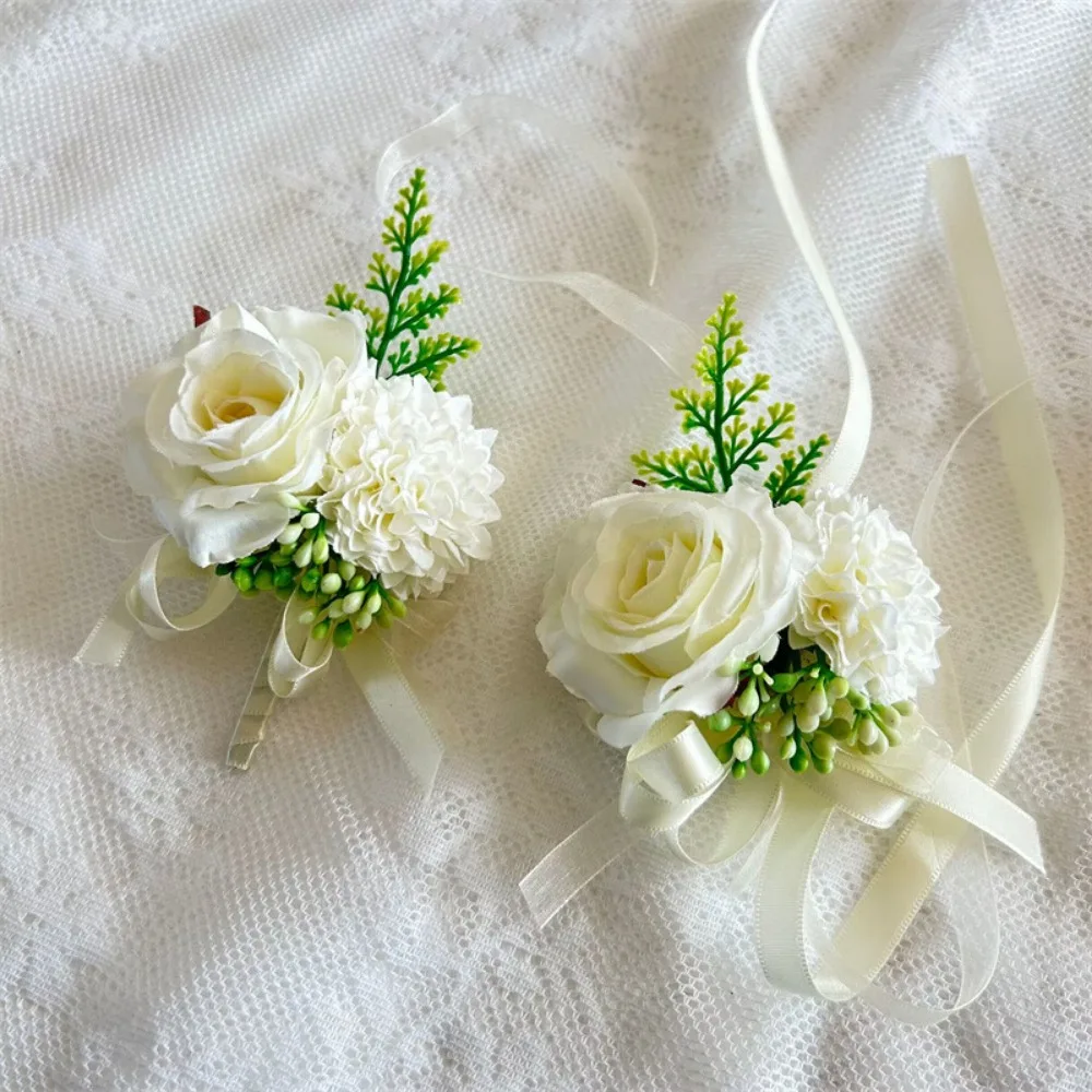 

Groom Boutonniere for Wedding Decoration Man Boutonniere Wedding Couple Marriage Party Valentines'Day Wedding Accessories