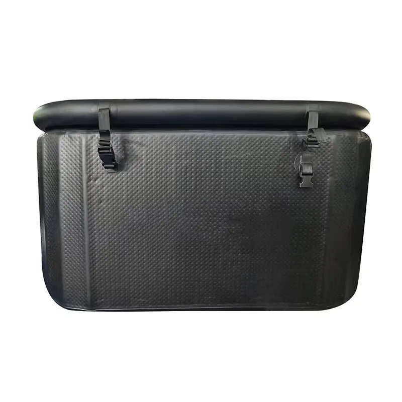 All Black Color Portable Bath Tub Inflatable Recovery Ice Bath Tub Different Sizes Plastic Bathtub