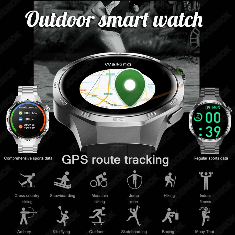 2025 New NFC Smartwatch Heart Rate Oxygen Monitor GPS Sports 1.53 Inch Display BT Calling Smart Watch Men Women For Xiaomi