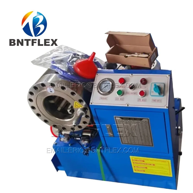 1/4 ما يصل إلى 2 بوصة 4SP آلة العقص ماكينة تصنيع الأنابيب المطاطية آلة الضغط للخرطوم الهيدروليكي #1