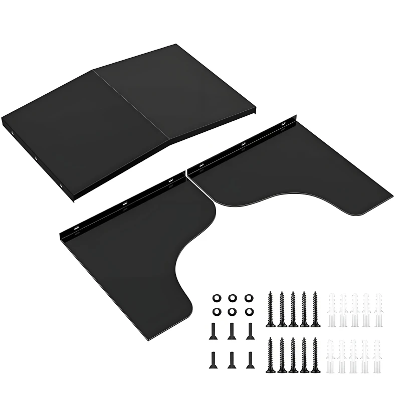 EV Charging Station Protective Cover Electric Car Charger Rain Cover EV Charger Wallbox Rainproof Protective Bracket Kit