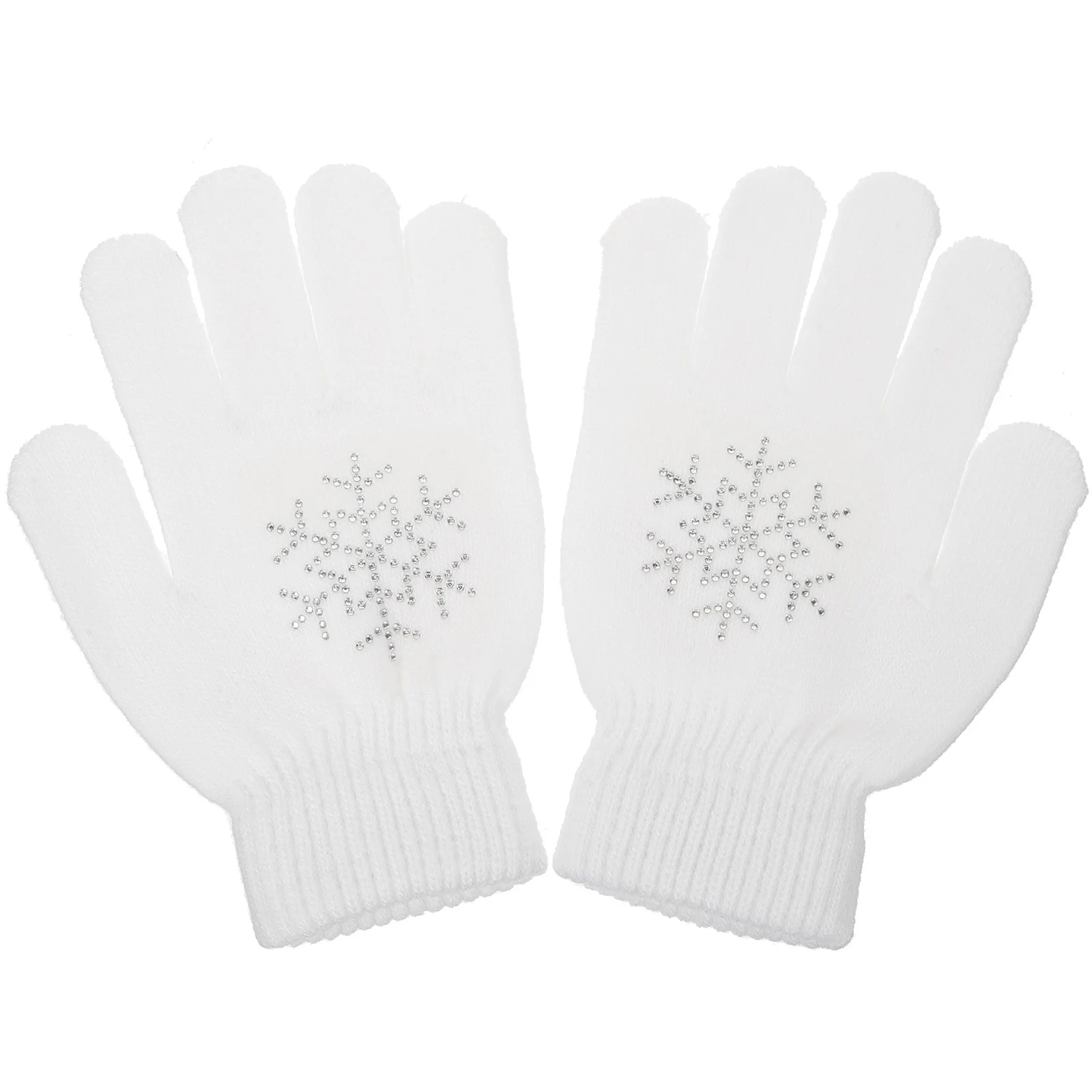 زوج واحد من قفازات التزلج الدافئة المقاومة للماء للنساء والرياضات الشتوية، قفازات قطنية حرارية للتزلج على الجليد والمشي لمسافات طويلة والجري