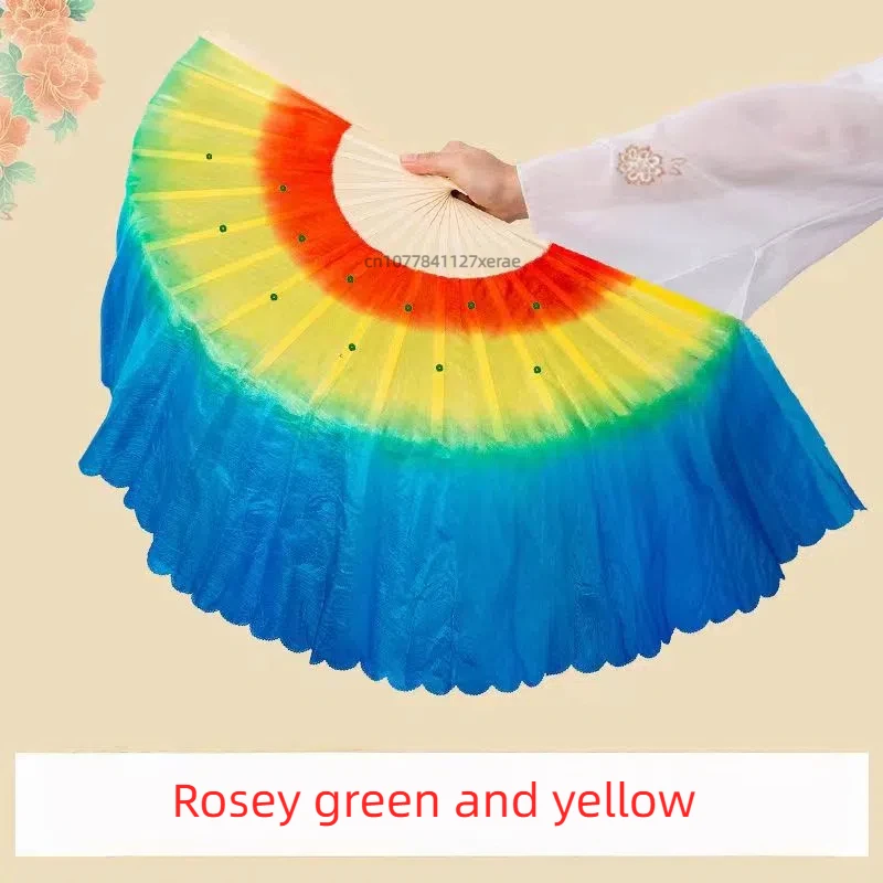 Танец живота с расширенным танцевальным веером, кадриль с витым веером Янко, двусторонняя пара танцевальных реквизитов для выступлений