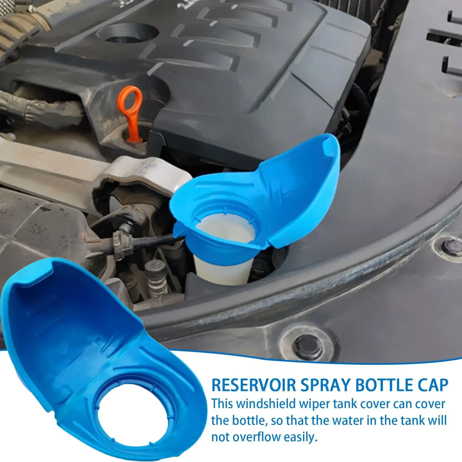 Car Wiper Washer Fluid Reservoir Tank Cover for Skoda Yeti Fabia 2 3 1 Rapid Octavia A5 A7 Superb Citigo Kodiaq Roomster Karo