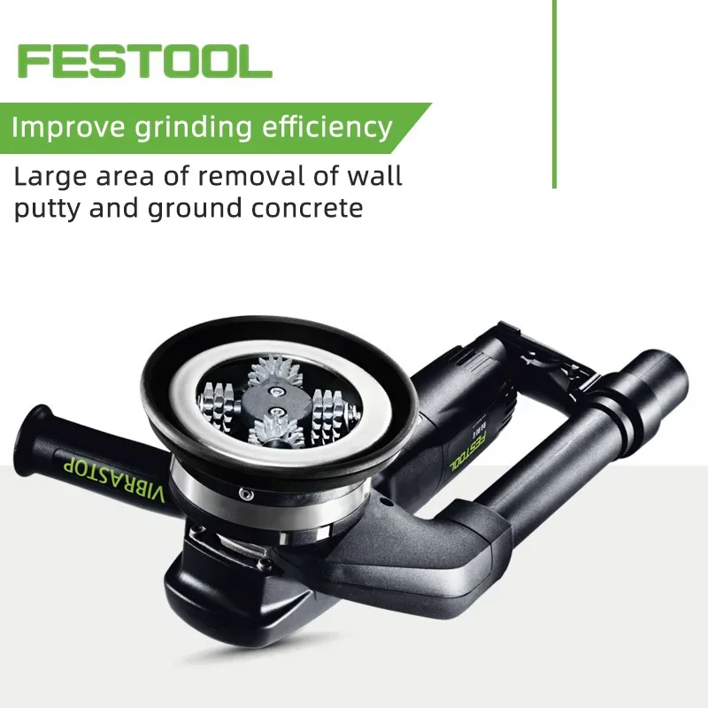 German FESTOOL Shovel Wall Machine RG80 Shovel Putty Wall leather Shovel Old Wall White Ash Planing Wall Bishment Grinding Mill