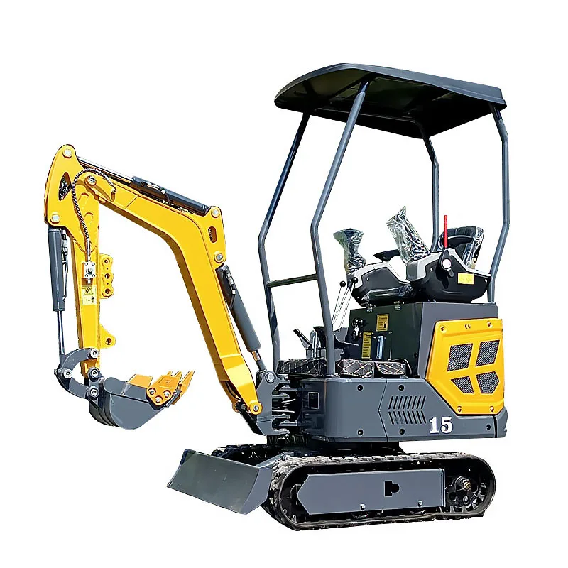 1.5トン掘削機 ミニショベル 1トンクローラー掘削機 農場園芸作業 農業機械 カスタマイズ可能