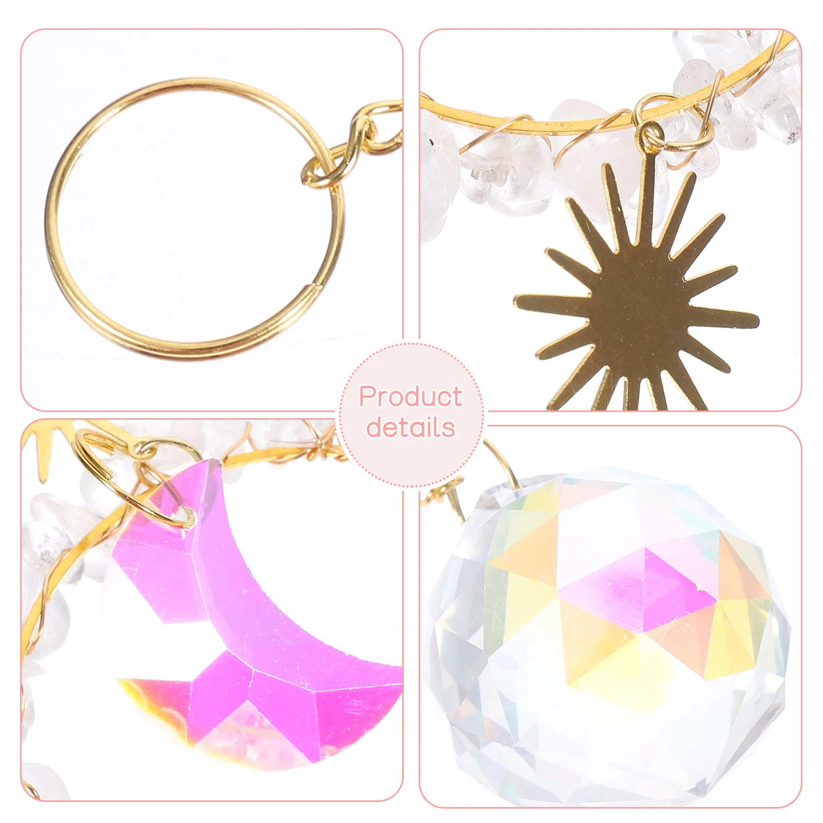 

Cute Cat Crystal Suncatcher For Window Decor Hanging Light Prisms Indoor Garden Sun Catchers Crystal Pendant Ornament Gift Women