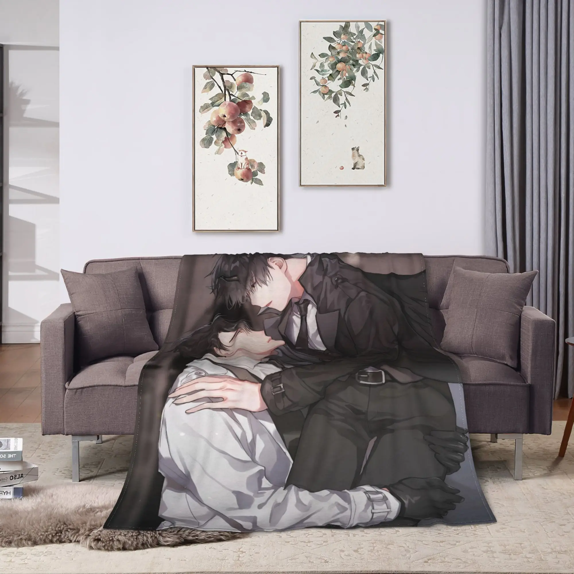 Omniscient Reader Viewpoint Yoo Joonghyuk Blanket  Travel Flannel Throw Blanket For Couch Bed Warm Soft Bedspread Gift Idea