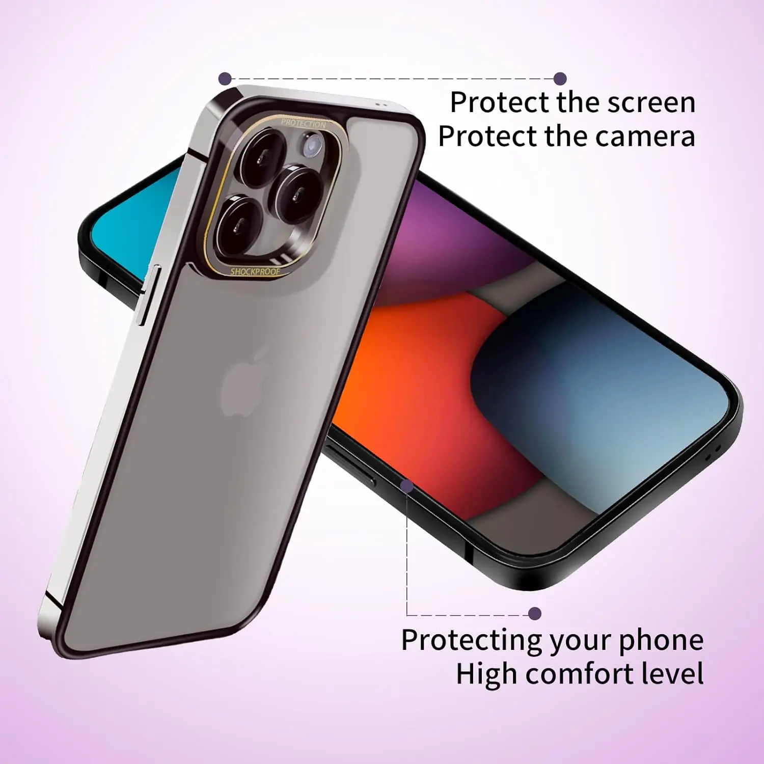 حافظة هاتف فاخرة من الفولاذ المقاوم للصدأ غطاء إطاري أصلي ملحقات آيفون 15 برو ماكس بلس 15 برو 15 بلس #3