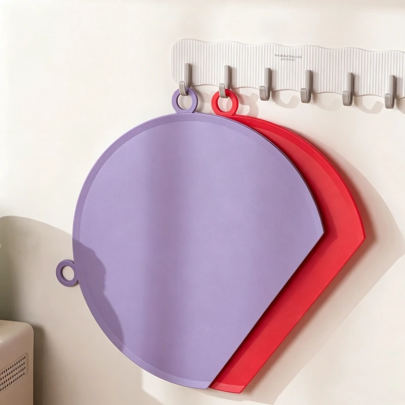 Tpu Semi-circular Cutting Board Anti-bacterial Flexible Vegetable Cutting Board Food Grade Anti-slip Kitchen Chopping Block