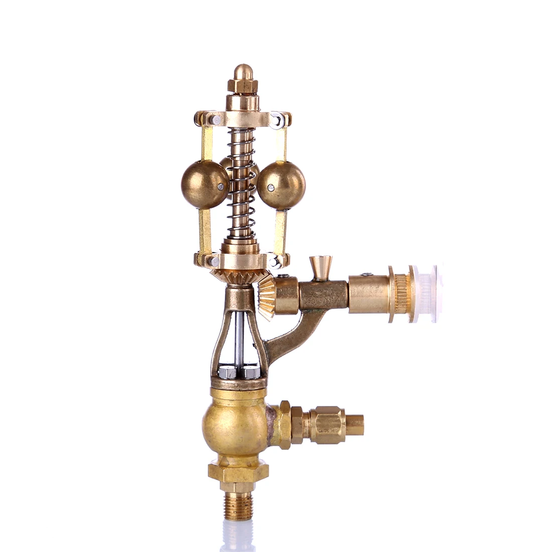 P60 Mini Brass Steam Engine Model Flying Ball Governor Physics Steam Power Educational Toy Birthday Gift