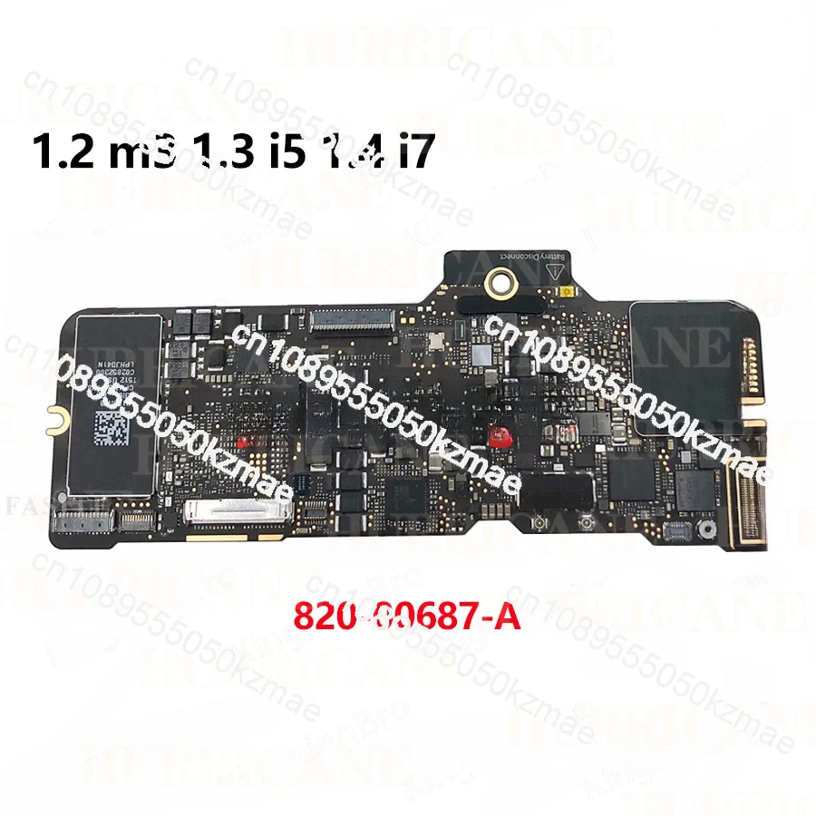 A1534 Motherboard for M3 M5 I5 I7 256GB 512GB for Macbook 12