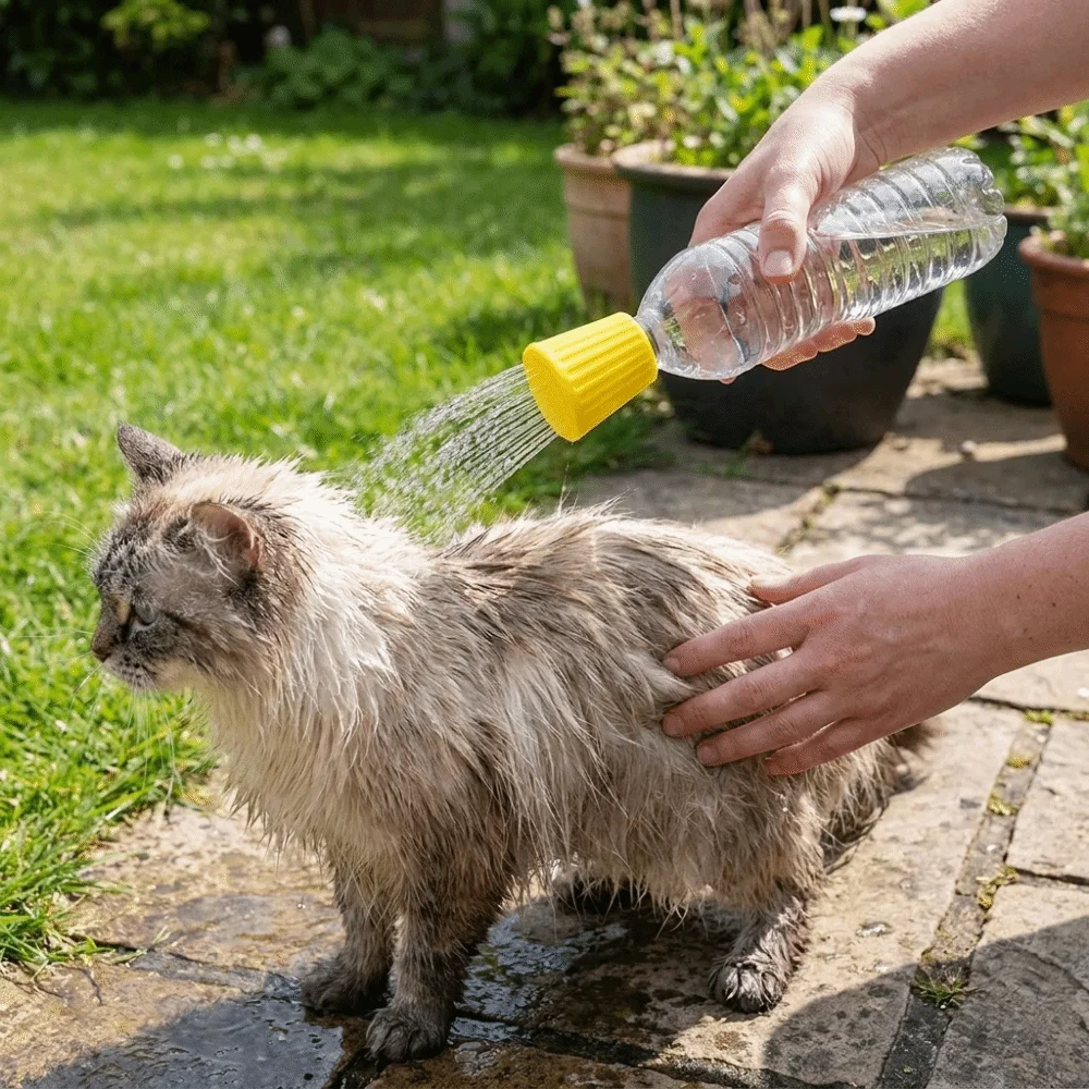 Portable Pet Shower Head Handheld Universal Dog Shower Nozzle Quick Washing Reusable Cat Cleaning Sprayer Travel