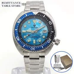 Parnsrpe-New 45MM Men's Automatic Mechanical Watch 200M Waterproof Sapphire Glass Watch Stainless Steel Watch