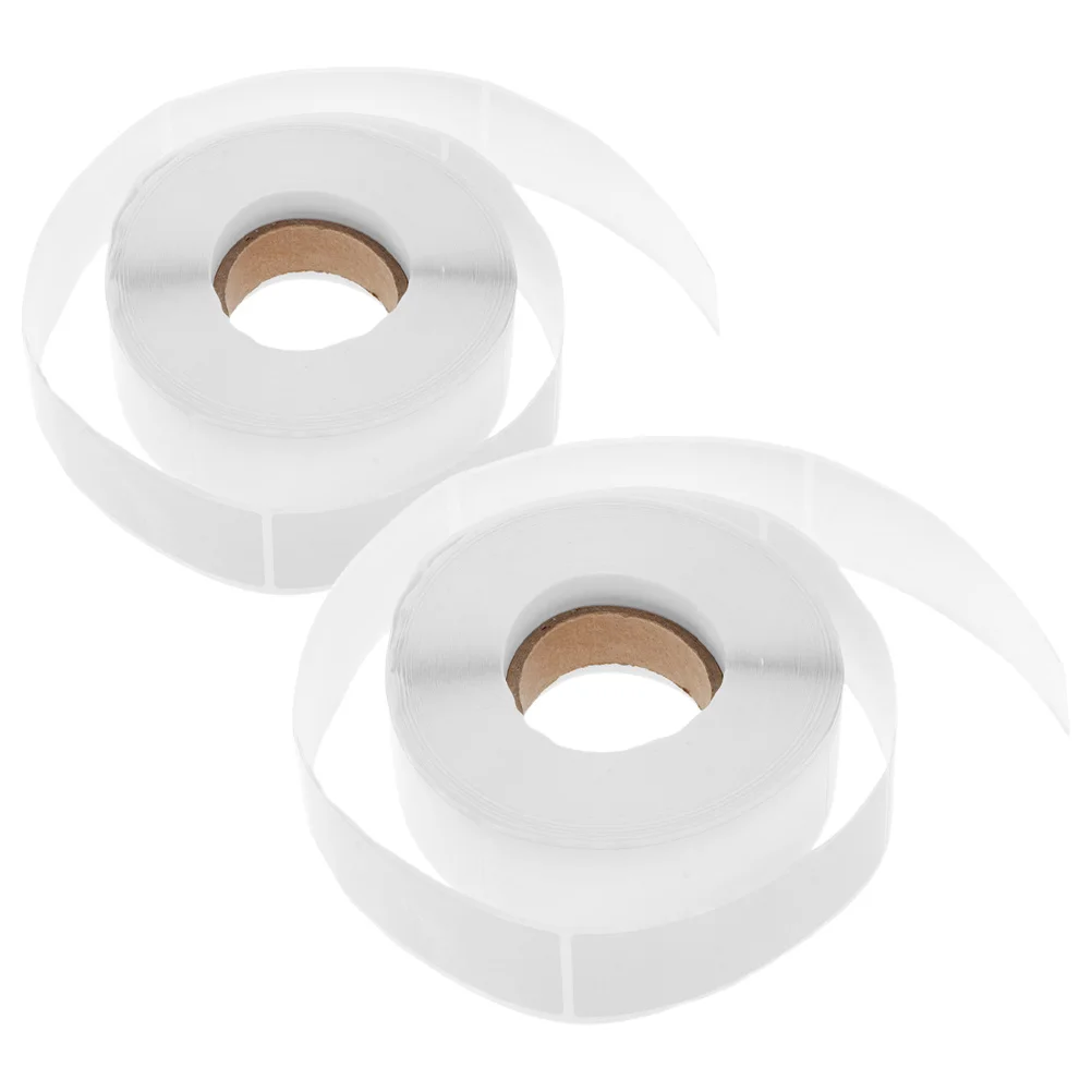 

2 Rolls Food Label Stickers Blank Tear Resistant Peel Off Freezer Labels Removable Expiration Date Stickers Jar
