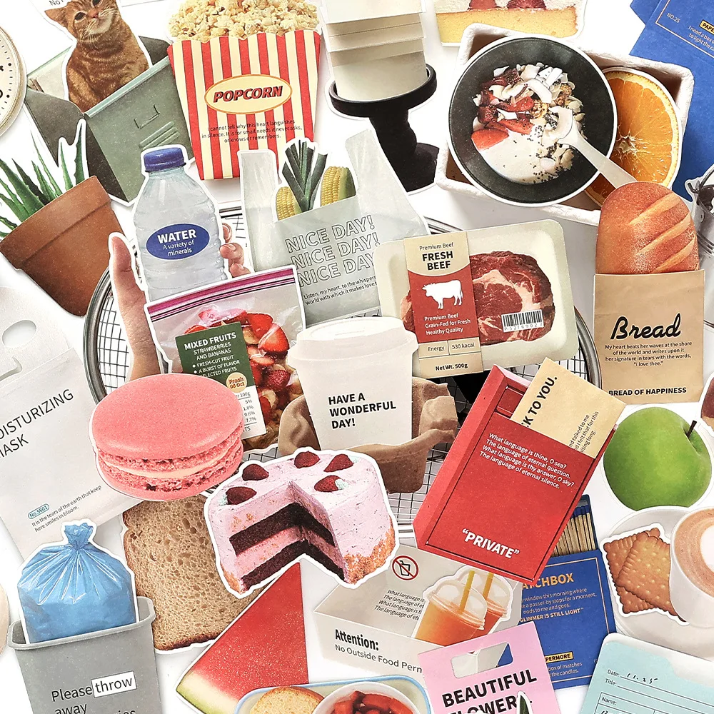 

15pcs/lot Memo Pads Material Paper Fun daily life Journal Scrapbooking paper Card Background Decoration Paper