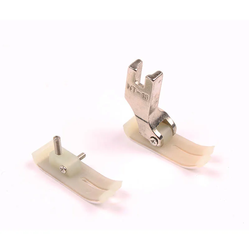 100Pcs NT-18 MT-18 T350 Presser Foot Bottom Plate Plastic Foot for Juki Brother Singer Single Needle Sewing Machine Parts