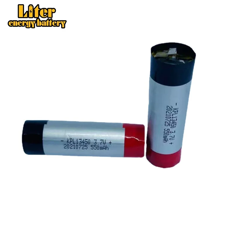 Manufacturers wholesale 13450 lithium battery 3.7v cylindrical li-polymer atomizer steam atomizing core battery