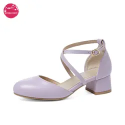 Sandali estivi da donna di nuovo stile lato femminile punta tonda aperta comode scarpe eleganti semplici bianco rosa viola nero taglia grande 48