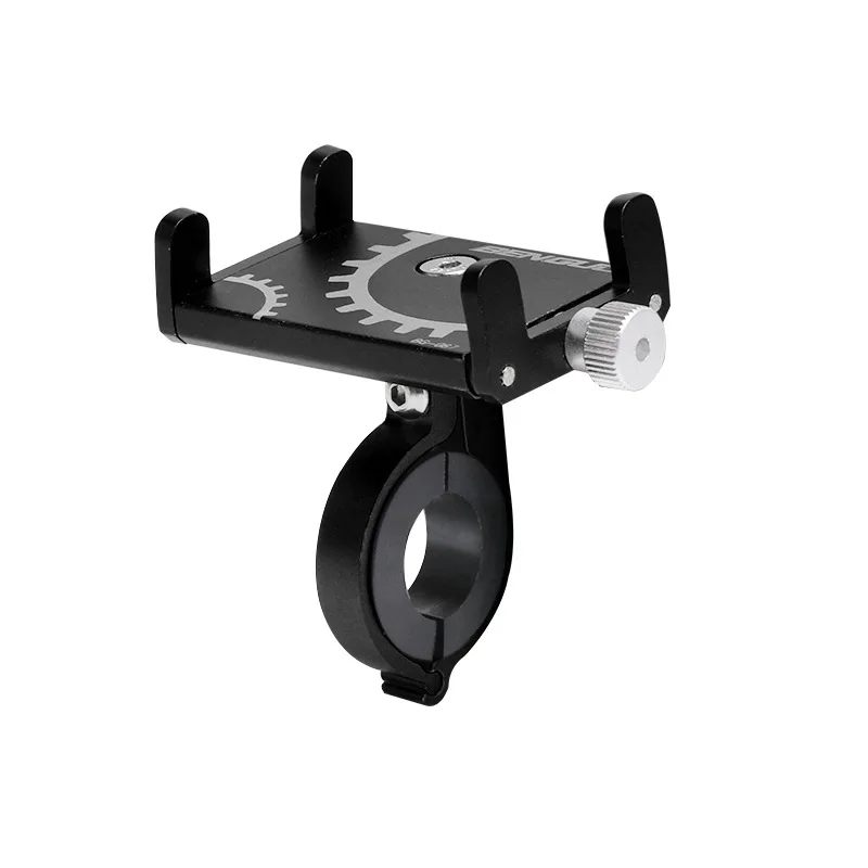 360° drehbarer Motorrad-Fahrrad-Telefonhalter aus Metall, Aluminiumlegierung, rutschfeste Halterung, unterstützt GPS-Clip, Fahrrad-Telefonständer für iPhone