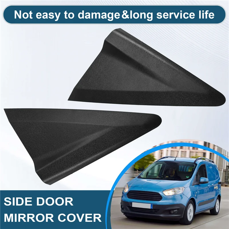 

A03Z-Car Side Mirror Corner Triangle Garnish Cover Panel Window Triangle Plate For Ford Transit Tourneo Courier 2014+