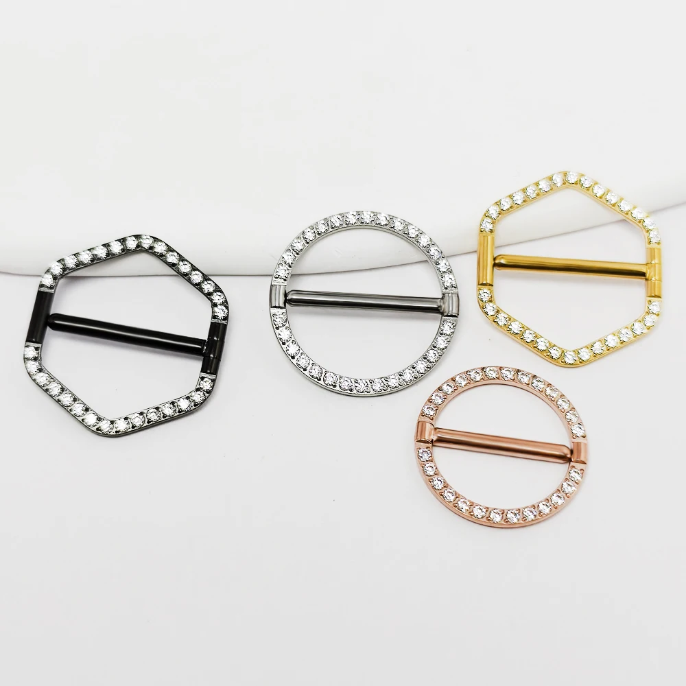 16G Titanium Nipple Ring, Sexy Body Jewelry