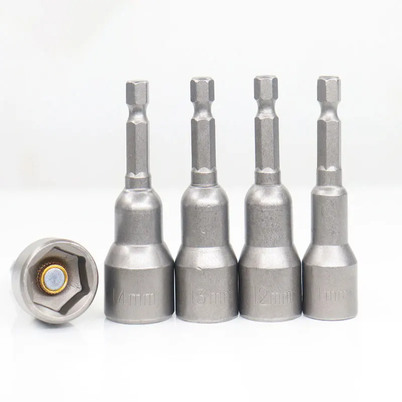 5/9PCS/Set Hex Sockets Sleeve Nozzles Nut Driver Set Screwdriver Set Bits Sets Tools Socket Wrenches 6-14mm 15-19mm