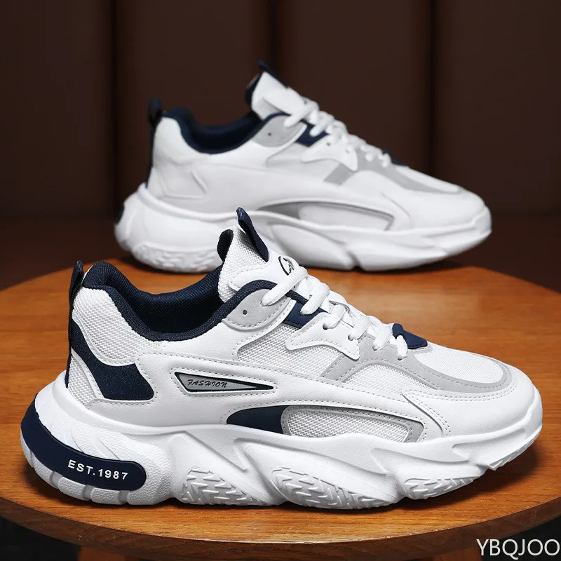 

Spring Autumn New Lightweight Breathable Mesh Shoes Fashionable Versatile Thick soled sneakers Casual Comfortable Running Shoes