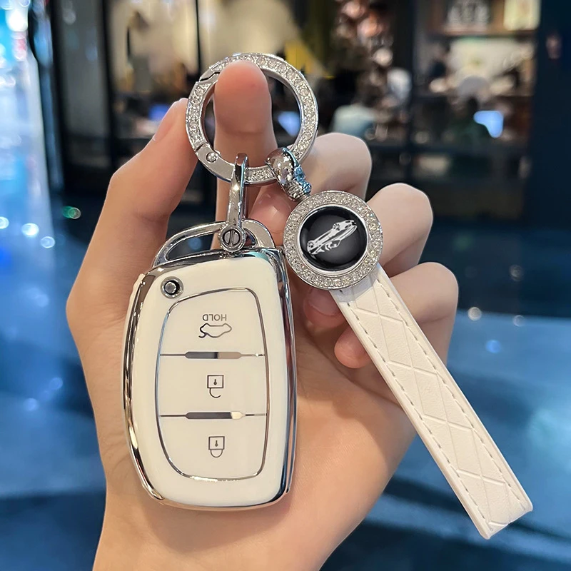 

Soft TPU Car Key Case Cover Shell Fob For Hyundai Tucson Sonata Fe Creta ix25 ix35 ix45 Solaris Elantra Accent i10 i20 i30 i40