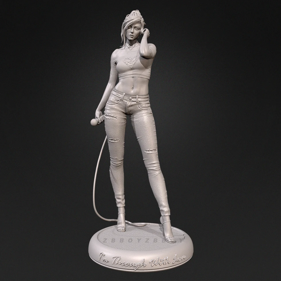 

Высота человека, 38 мм, 50 мм, 75 мм, 90 мм, наборы моделей из смолы, фигурка красоты, бесцветная и самостоятельная сборка (3D-печать) TD-7277/3D