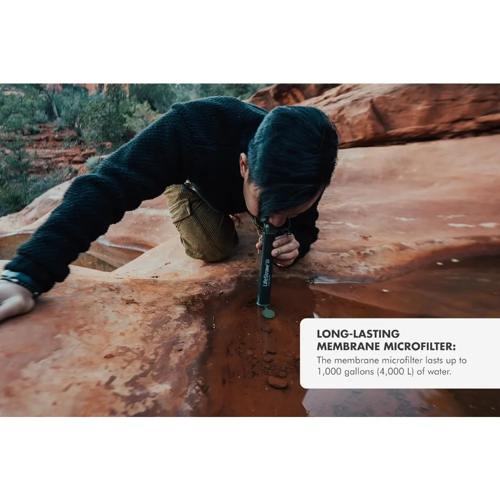 

Персональный фильтр для воды для пеших прогулок, кемпинга, путешествий и готовности к чрезвычайным ситуациям