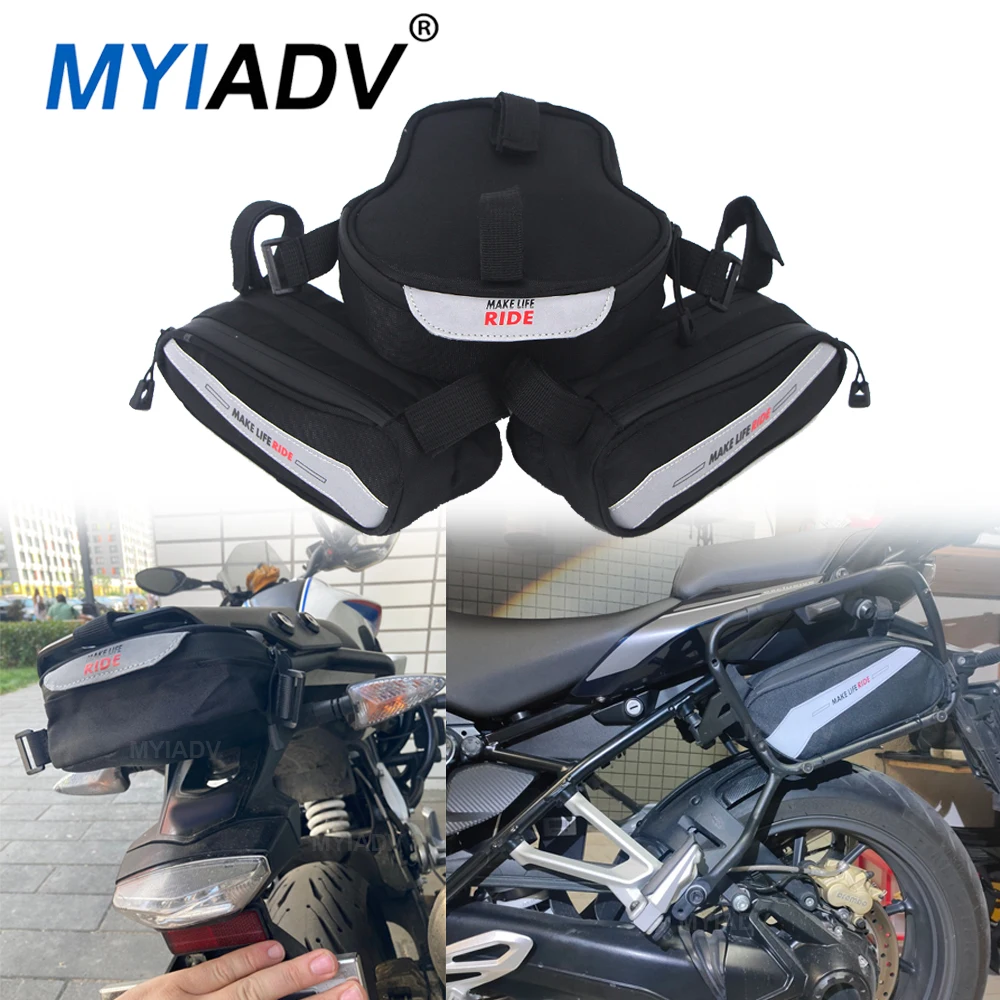 Tailbag Motorcycle Saddlebag Saddle Bag For Yamaha MT 09 07 For Honda CRF1000L Africa Twin For BMW R1250GS R1200GS ADV Toolbag