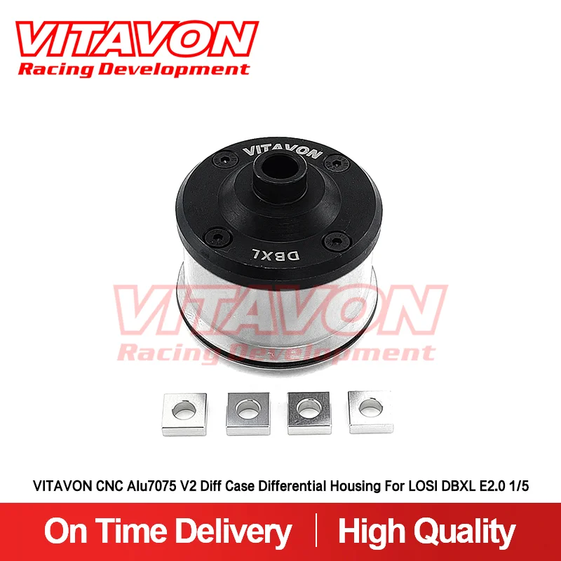 

VITAVON DBXL E2.0 CNC alu7075 V2 Diff Case Differential Housing for LOSI 1/5