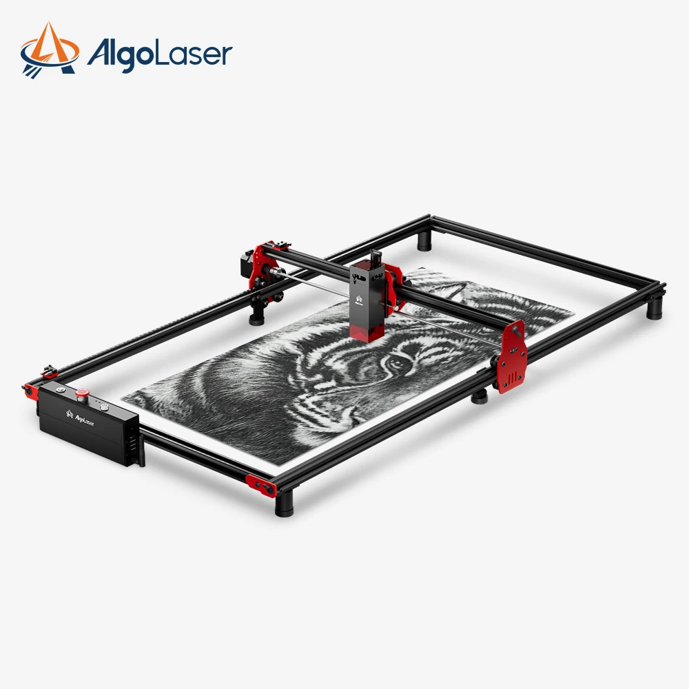 AlgoLaser 85X40cm Laser Engraver Cutter 10W Laser Wood Acrylic Metal Engraving Cutting Machine Woodworking Tool with Offline/FAC