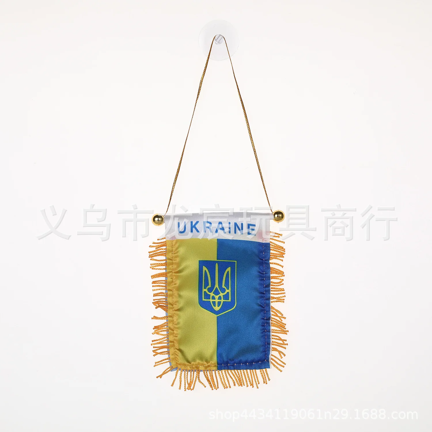 

Wholesale Ukraine Car Window flag 8*12cm Polyester double side printed Ukraine Hanging pennant Flags Ukraine Mini flag