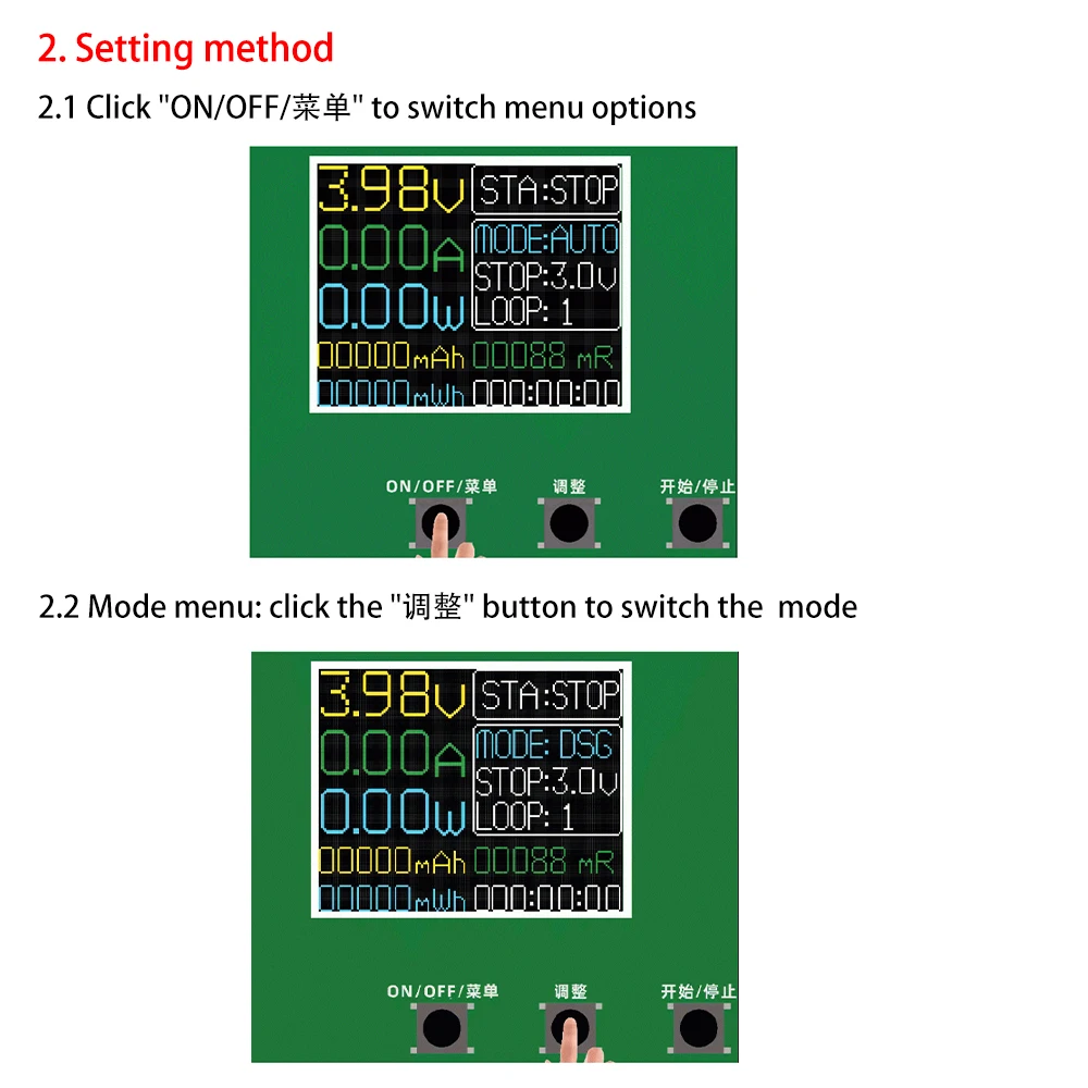 2/4 Channel 18650 Battery Capacity and Internal Resistance Tester Automatic Charge-Discharge Module Electronic Load Tester MAh MWh Power Detector Analyzer