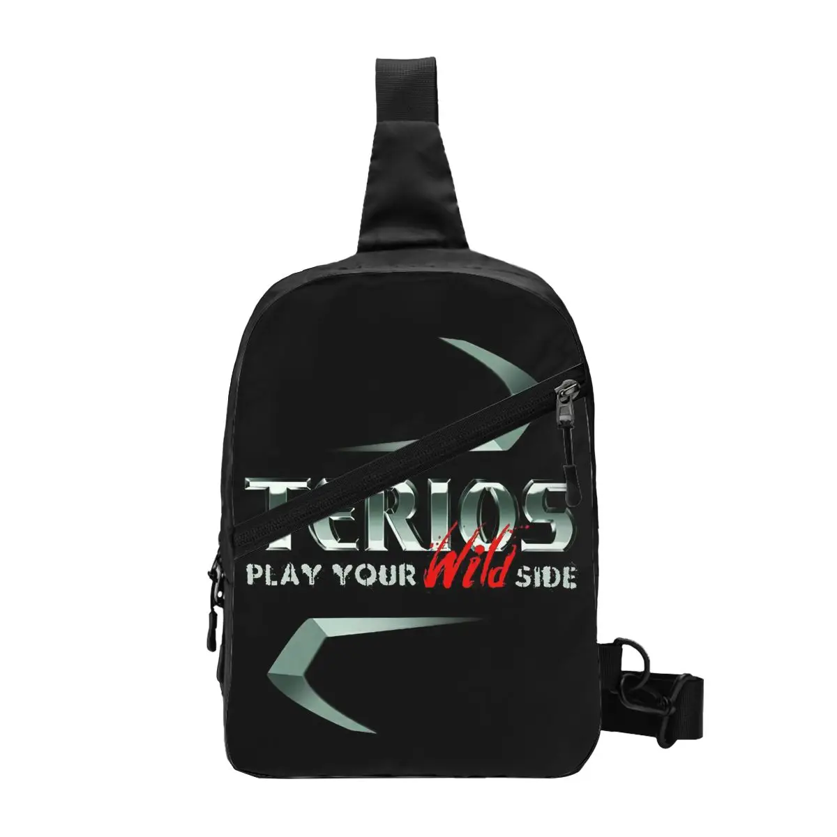 

Terios Sling Chest Bag Customized Shoulder Crossbody Backpack for Men Cycling Camping Daypack