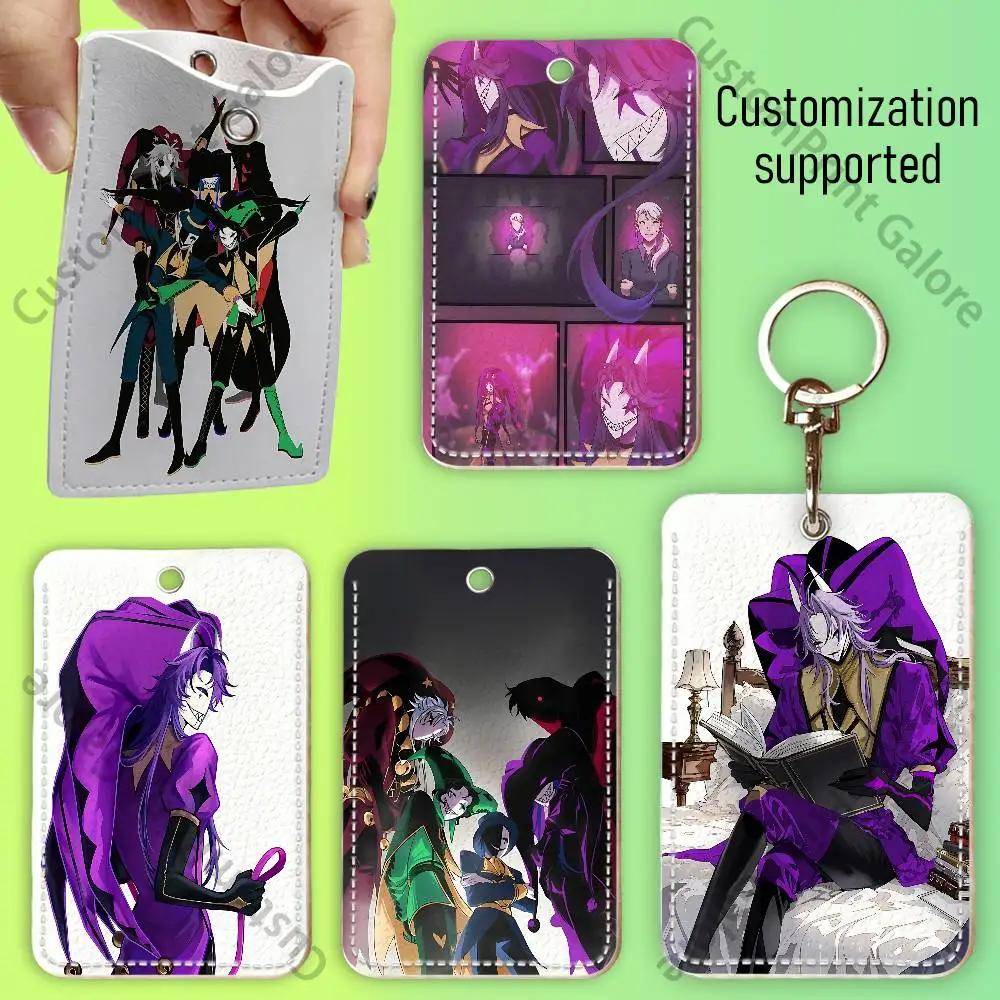 

J-Jester Custom Access Card Case Leather Card Holder Keychain Key Ring Transportation Card Case Gifts