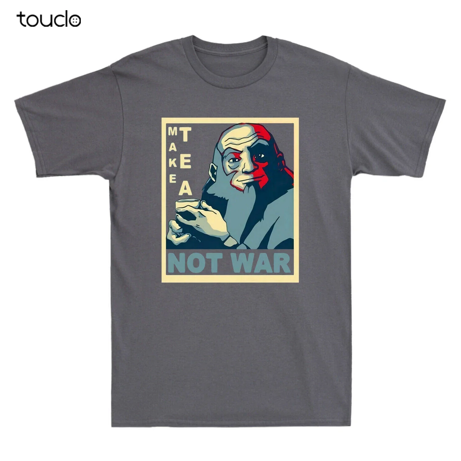 Uncle Iroh Make Tea Not War Funny Graphic Men'S T-Shirt Cotton Black Navy Tee halloween shirt