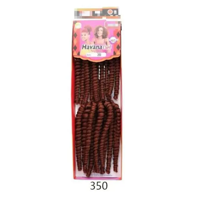 8 Zoll synthetische Havanna Curl Braids, perfekt für Passion Twists und Häkelfrisuren, afrikanische Kollektion, Flechthaare.
