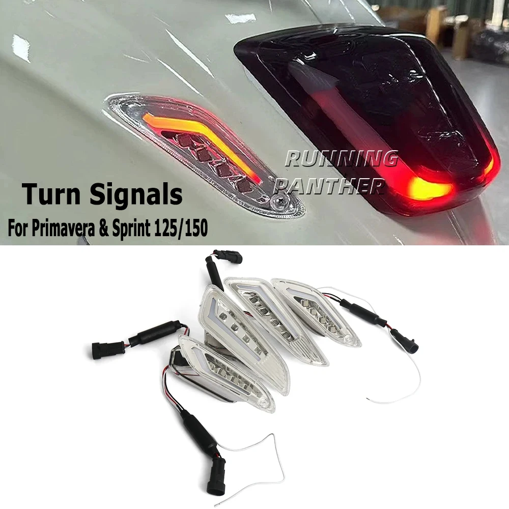 

For Wasp Spring 125 150 Sprint 150 SPRINT 125 Indicator Flashing Acessori Motorcycle Front Rear Turn Signal Rear Light Headlight