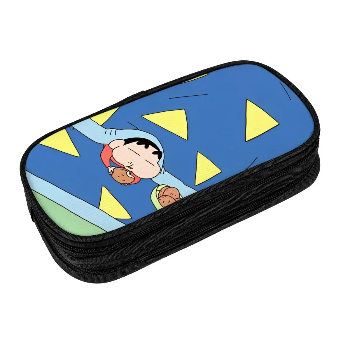 

Crayon-ShinS Cartoon ChanS Anime Pencil Case Fun Pen Bags for Student Big Capacity School Supplies Zipper Pencilcases