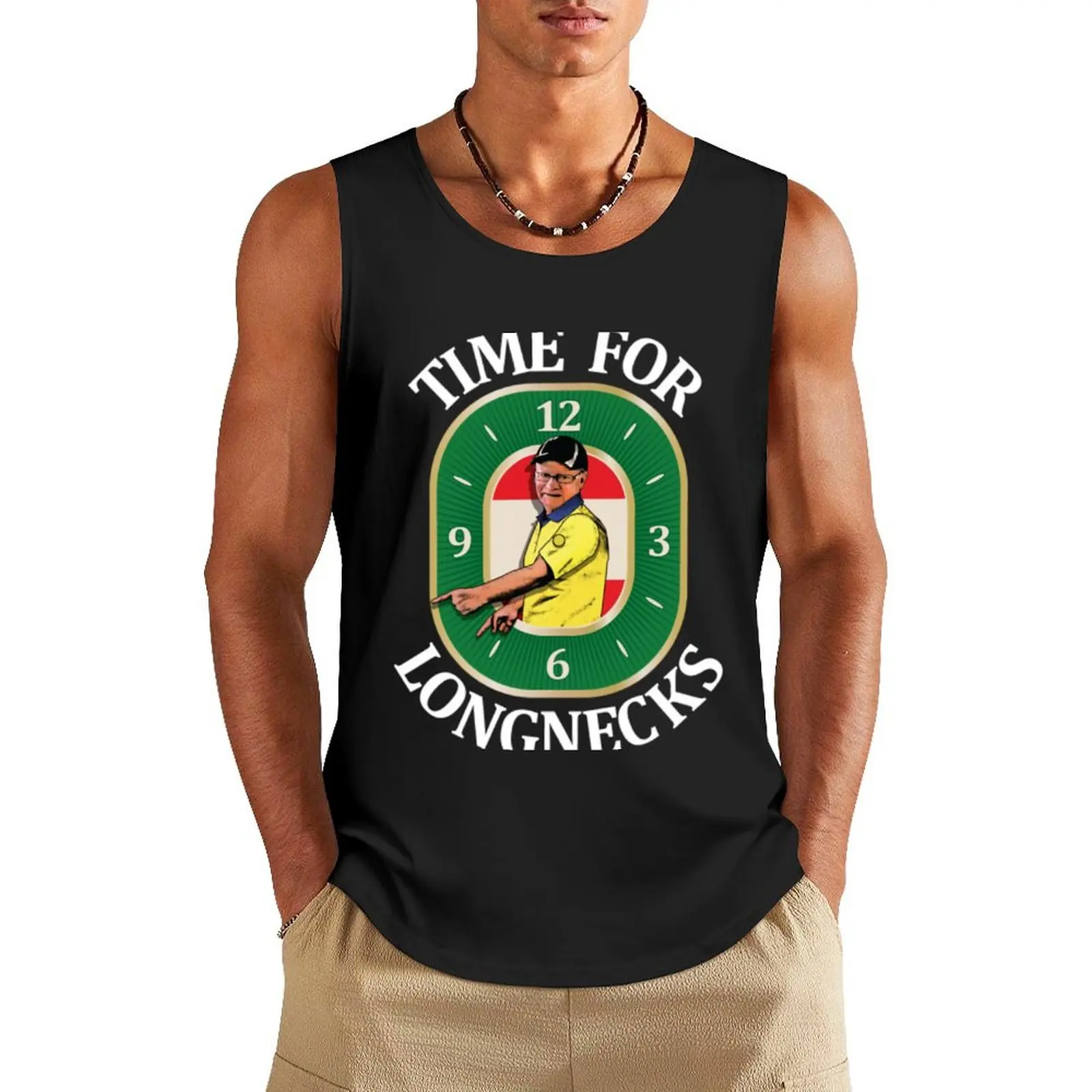 Time For VB Longnecks Tank Top Vest for boy sleeveless shirts Man summer clothes