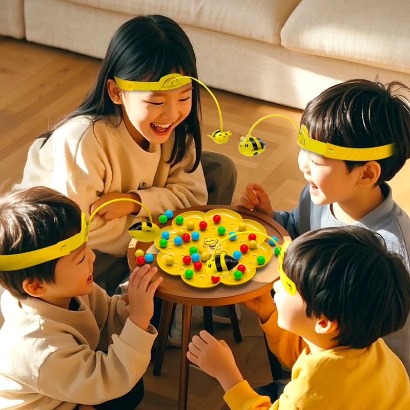 

Little Bee Toy with Magnetic Balls Multiplayer Game Challenge Fun Family Night Party Game Set Christmas Gift Kids New Year Gifts