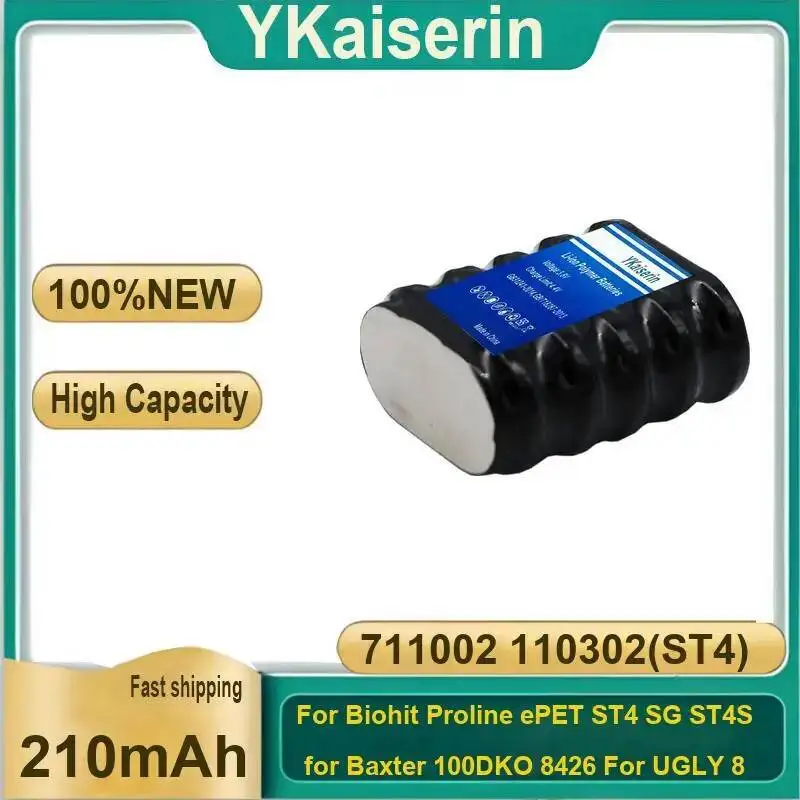 

Medical Battery 711002 110302 ST4 210Mah For Biohit Proline Epet SG ST4S Baxter 100DKO 8426 Ugly 8