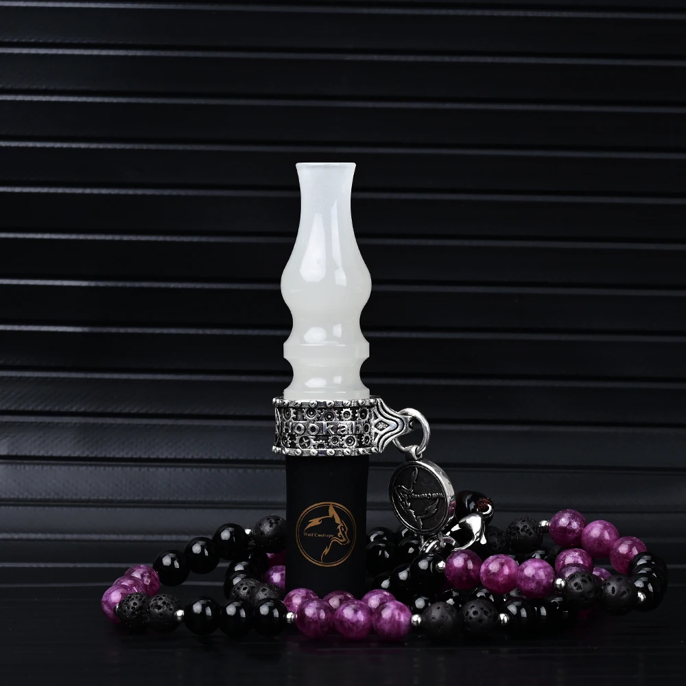 

Wolfcoolvape original luminous resin hookah accessories foreign trade popular new hookah multi-color hookah mouthpiece