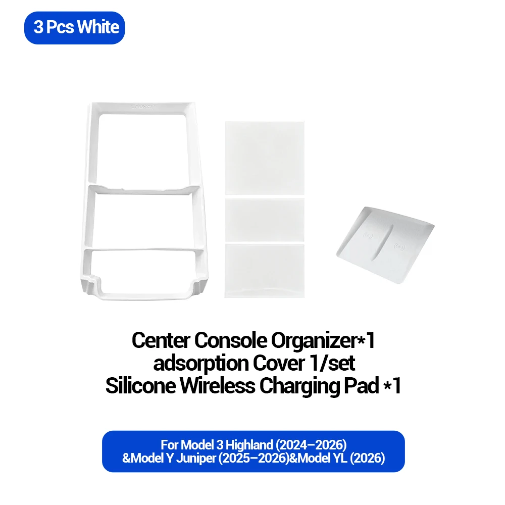 3 PCS Whtie