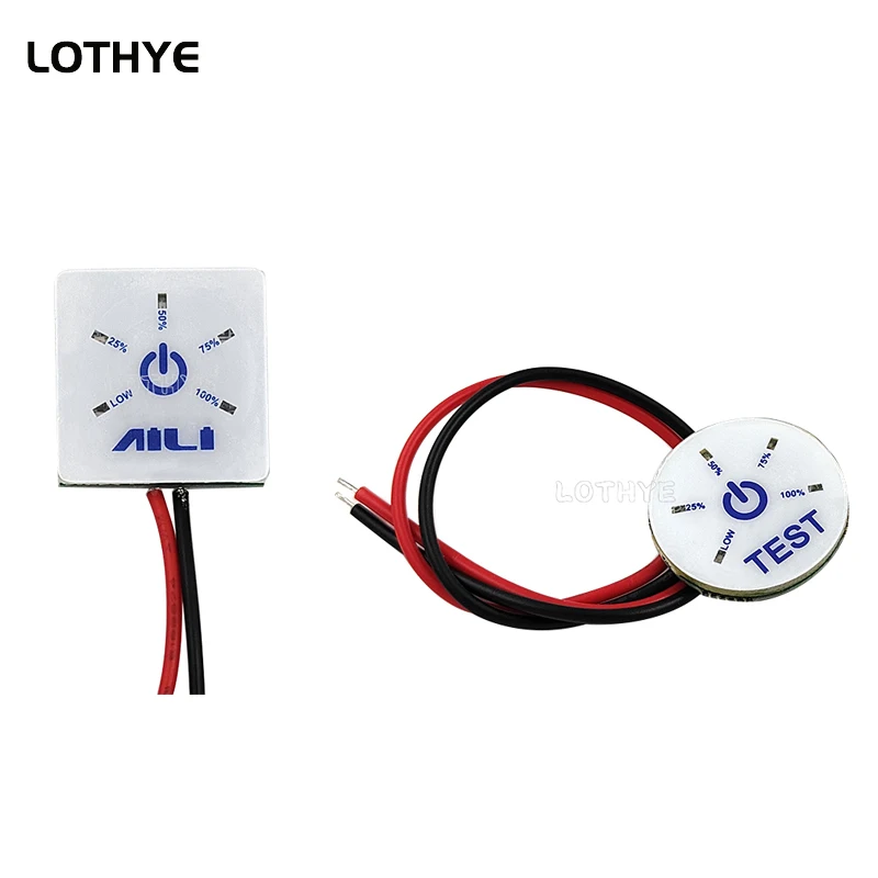 Battery Capacity Indicator Power Level Display 1S-7S 3.7-25.2V Li-ion 12.6V 12V Lead Acid 4S Lifepo4 With Undervoltage Warning