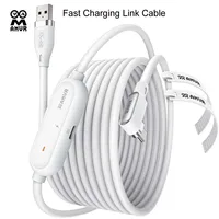 Cable de enlace recargable AMVR de 18W para Quest 3/3S /2 /Pro Cables USB tipo C de carga rápida para Pico4 /Ultra Compatible PC /SteamVR